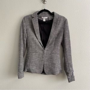 H&M plaid blazer